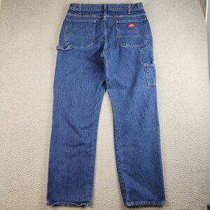 Dickies Jeans Mens 36x34 Blue Regular Fit Denim Straight Leg Workwear Outdoors